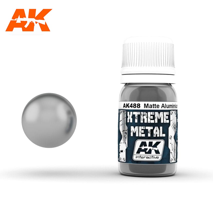 AK-Interactive: Xtreme Metal Matte Aluminium 30ml