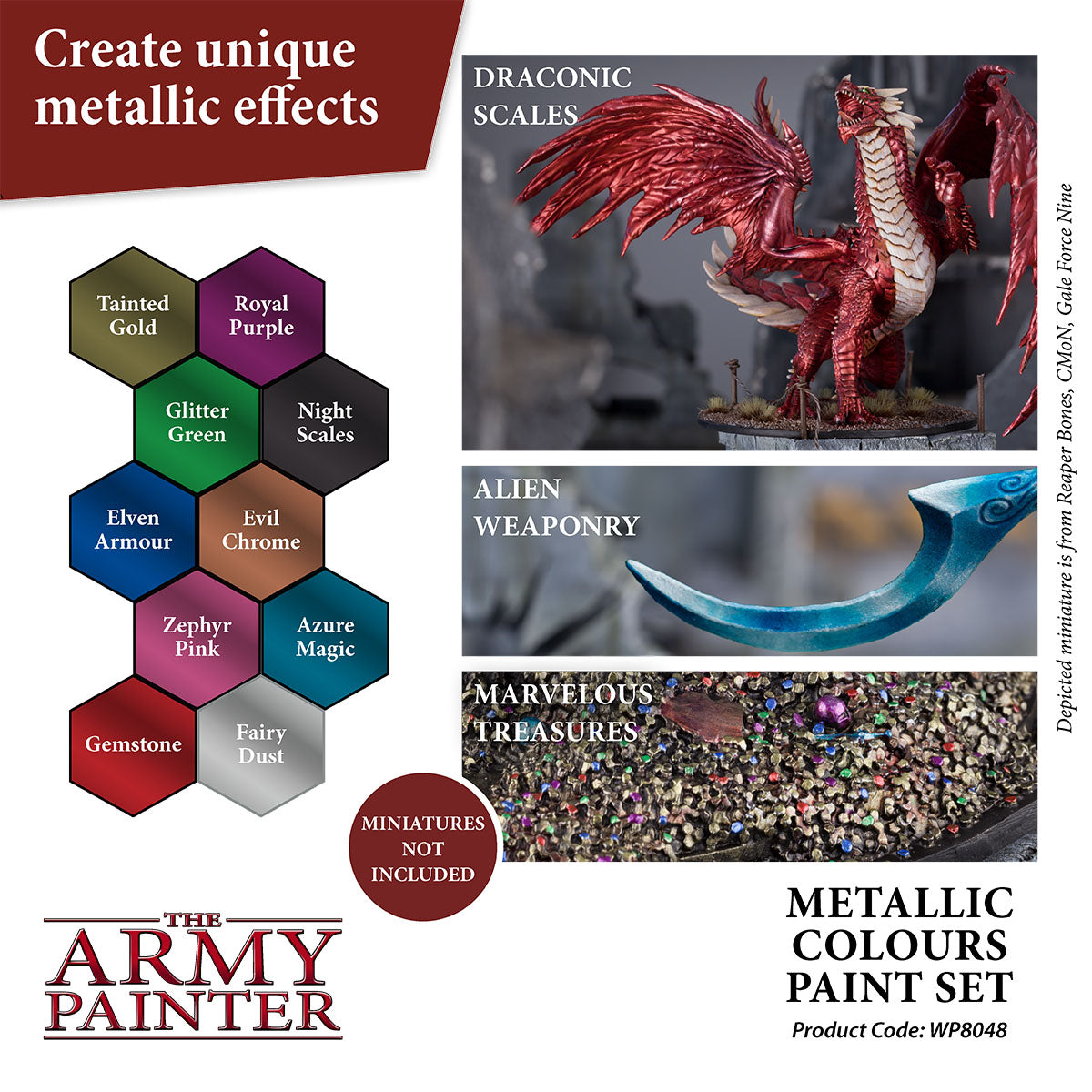 Army Painter Warpaints Metallic Colours Paint Set