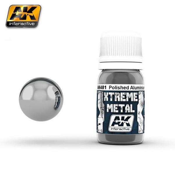 AK-Interactive: Xtreme Metal Polished Aluminium 30ml