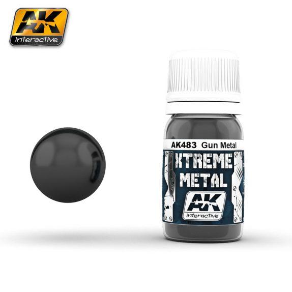 AK-Interactive: Xtreme Metal Gun Metal 30ml