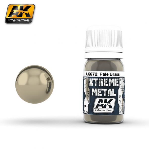 AK-Interactive: Xtreme Metal Pale Brass 30ml