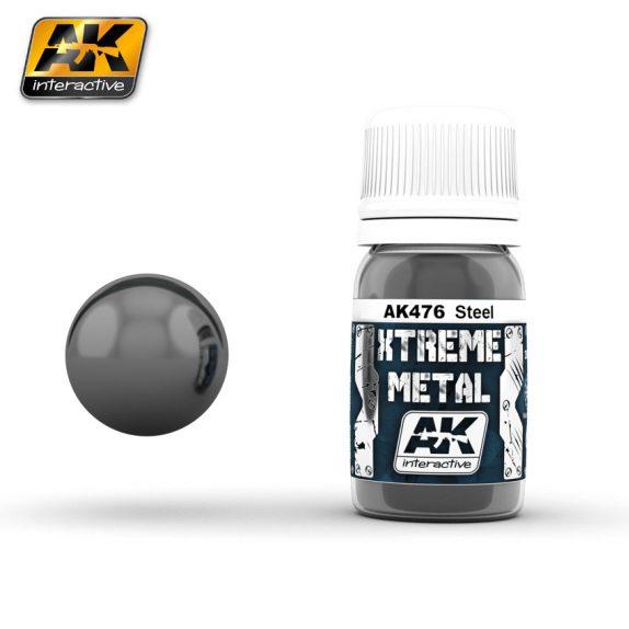 AK-Interactive: Xtreme Metal Steel 30ml