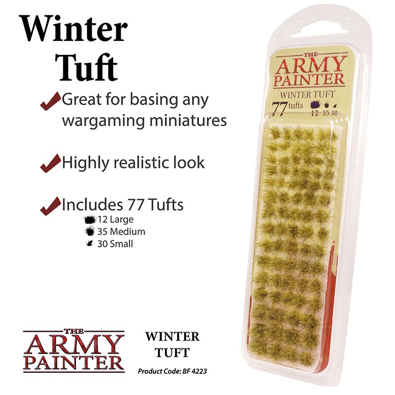 Army Painter Battlefields XP: Winter Tuft (77 Tufts)