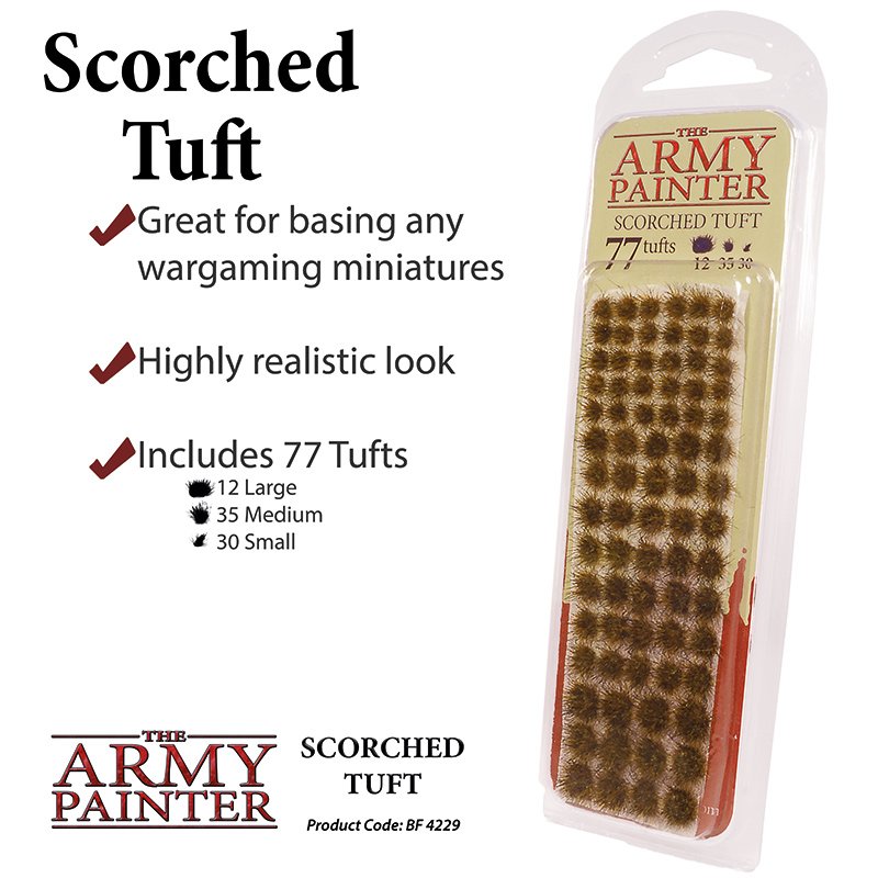 Army Painter Battlefields XP: Scorched Tuft (77 Tufts)