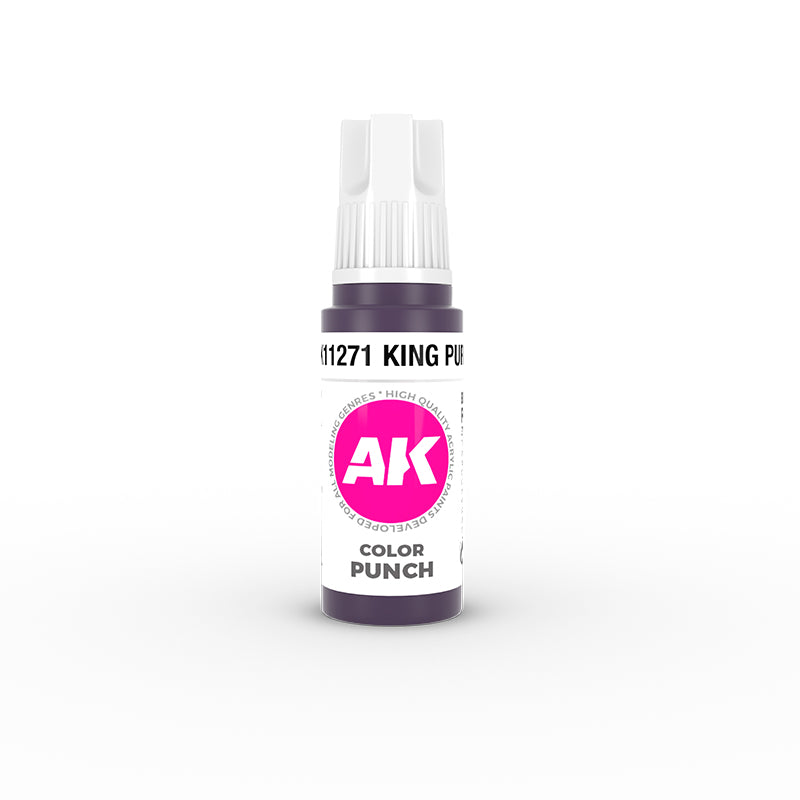AK-Interactive - King Purple Color Punch (17ml) 3rd Gen Acrylic