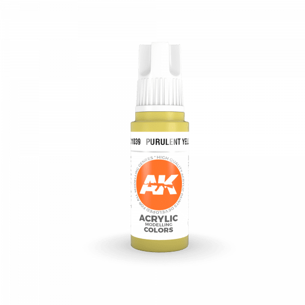 AK-Interactive - Purulent Yellow (17ml) 3rd Gen Acrylic