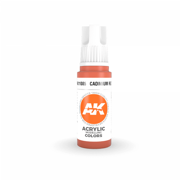 AK-Interactive - Cadmium Red (17ml) 3rd Gen Acrylic