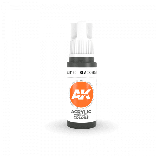 AK-Interactive - Black Green (17ml) 3rd Gen Acrylic