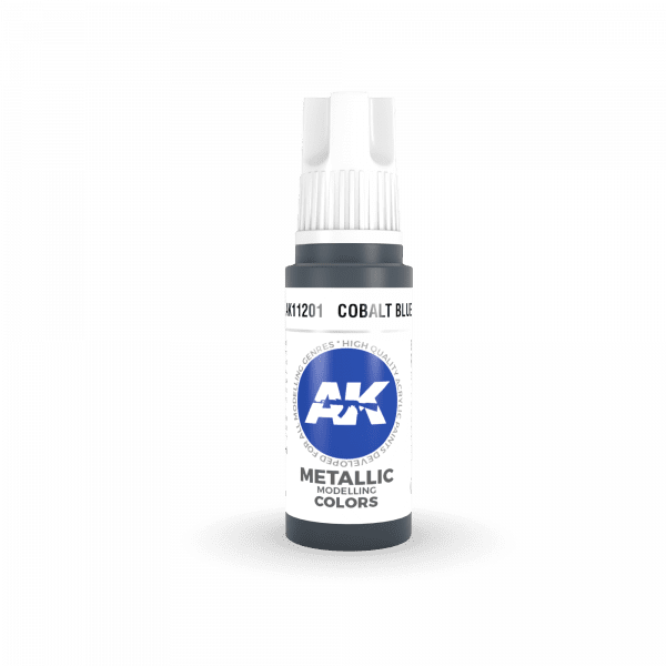 AK-Interactive - Cobalt Blue Metallic (17ml) 3rd Gen Acrylic