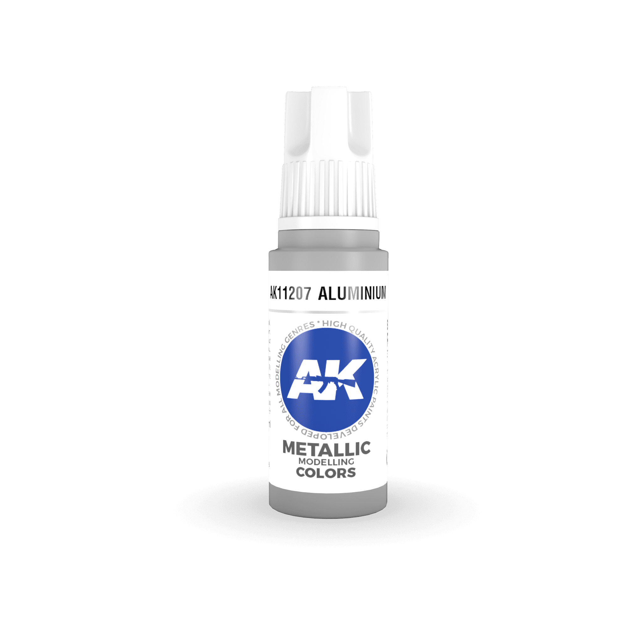 AK-Interactive - Aluminium Metallic (17ml) 3rd Gen Acrylic