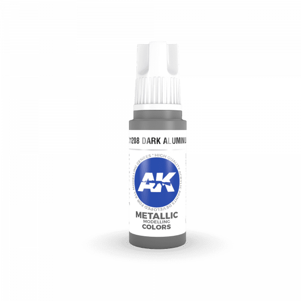 AK-Interactive - Dark Aluminium Metallic (17ml) 3rd Gen Acrylic