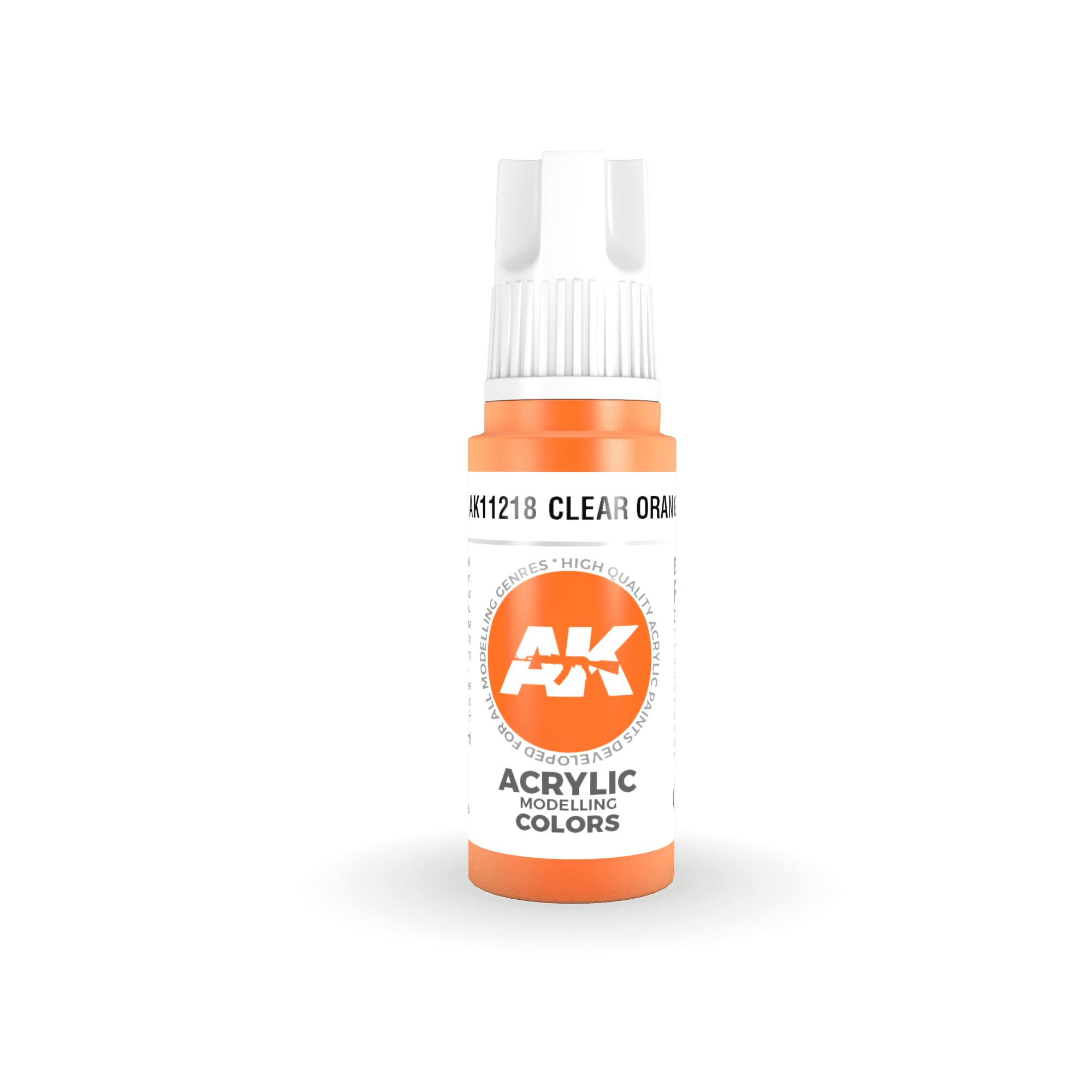 AK-Interactive - Clear Orange (17ml) 3rd Gen Acrylic