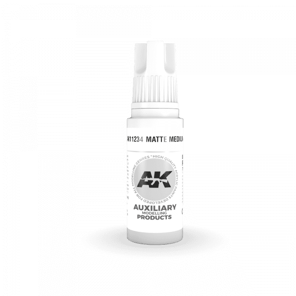 AK-Interactive - Matte Medium Auxiliary (17ml) 3rd Gen Acrylic
