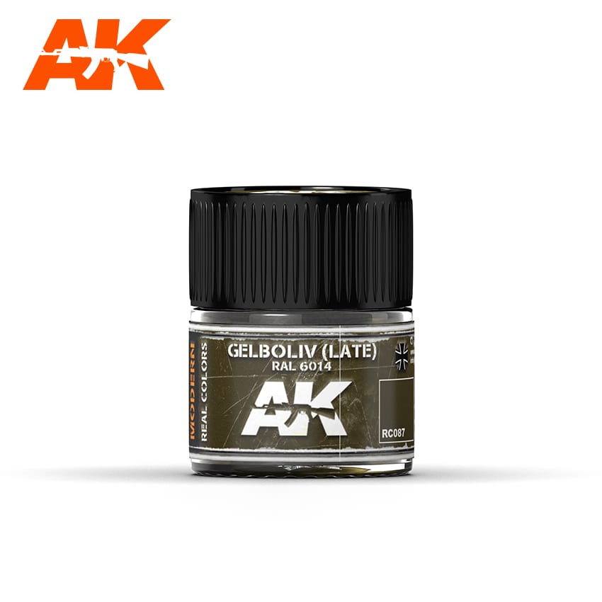 AK-Interactive: Real Colors - Gelboliv Late RAL6014 10ml