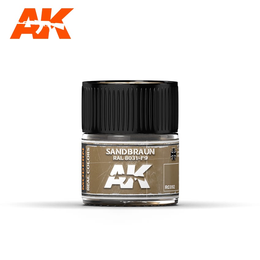 AK-Interactive: Real Colors - Sandbraun RAL8031 F9 10ml