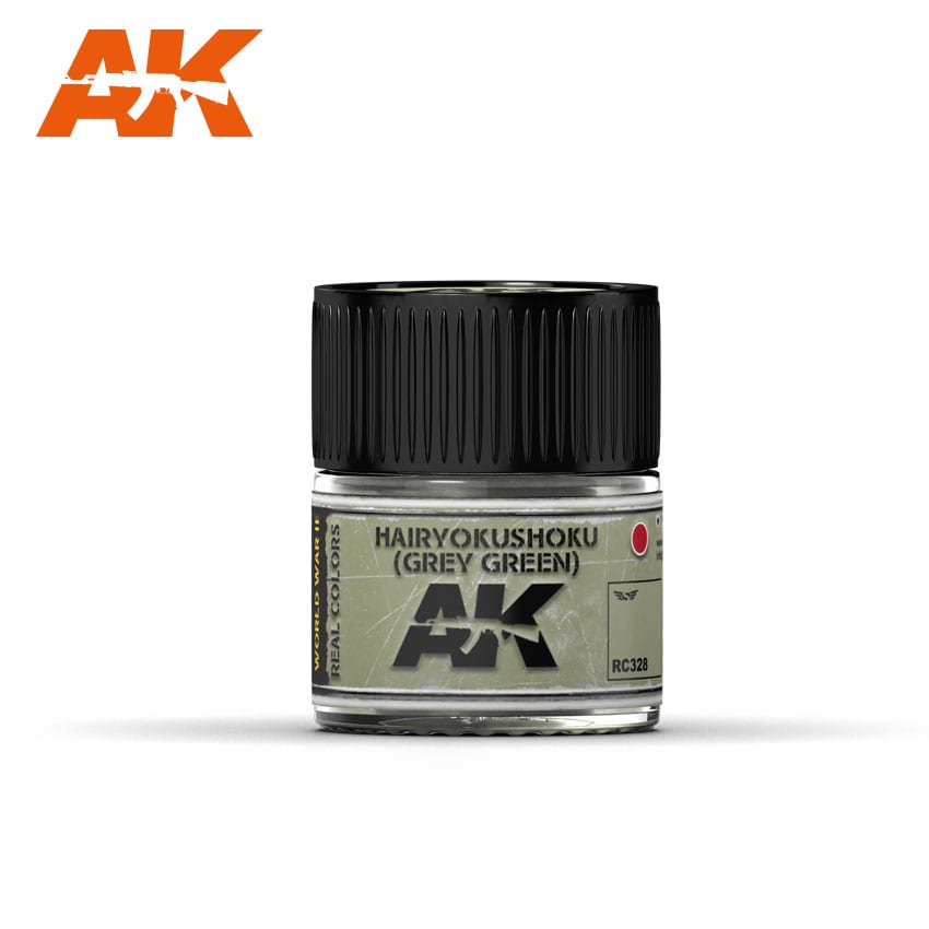 AK-Interactive: Real Colors Air - Hairyokushoku (Grey-Green) 10ml