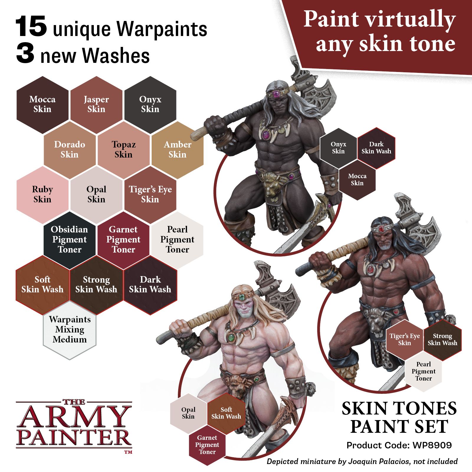 Army Painter Warpaints Skin Tones Paint Set