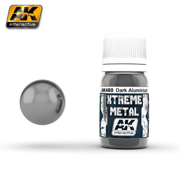 AK-Interactive: Xtreme Metal Dark Aluminium 30ml